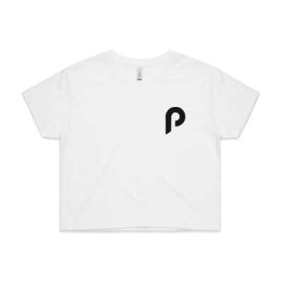 Black Icon Crop Tee Thumbnail