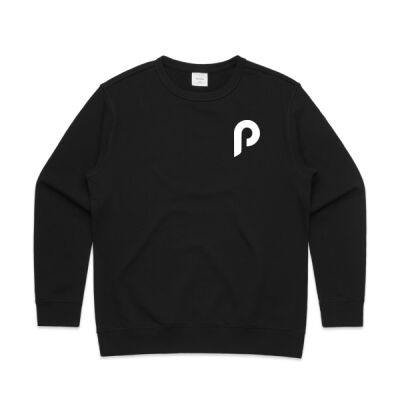 White Icon Ladies Crew Thumbnail